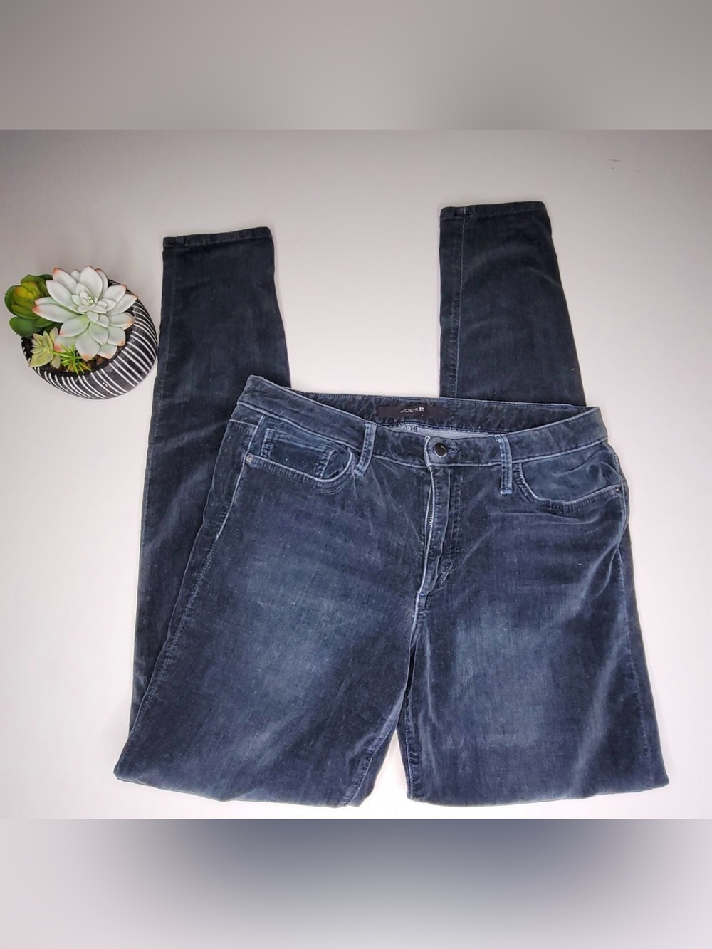 Joe’s Jeans Blue Velvet Jegging Pants Size 31